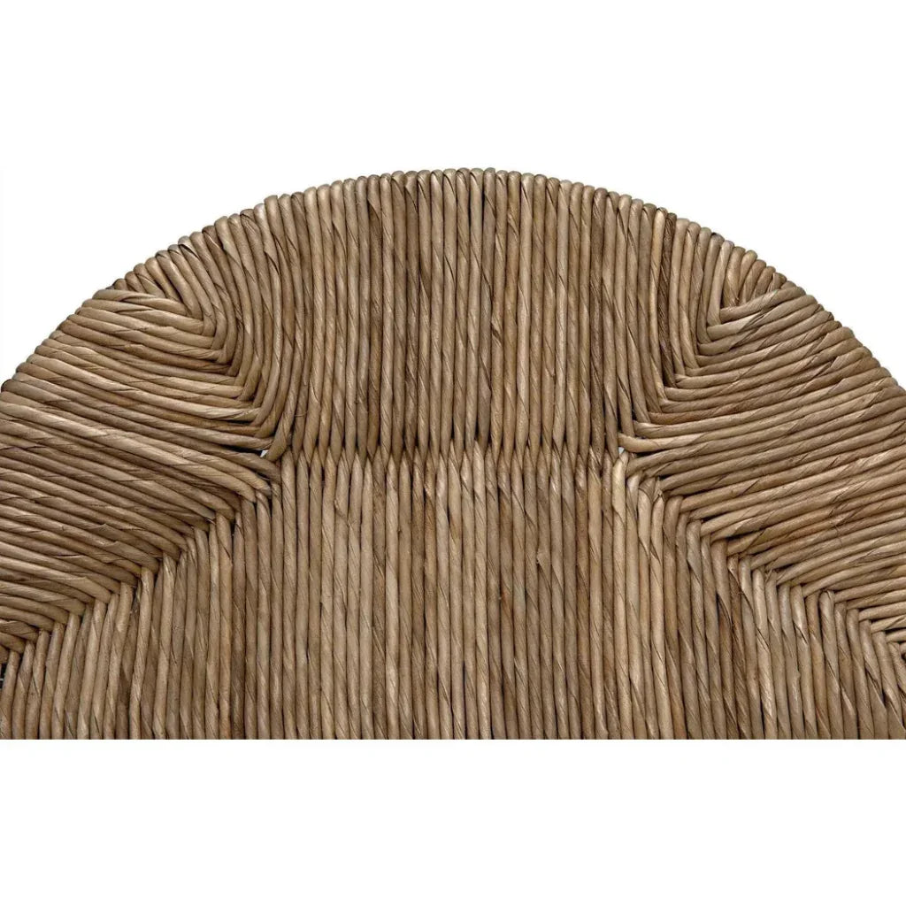 Laredo Teak Wood Armless Chair - LOOMLAN - Noir - Accent Chairs