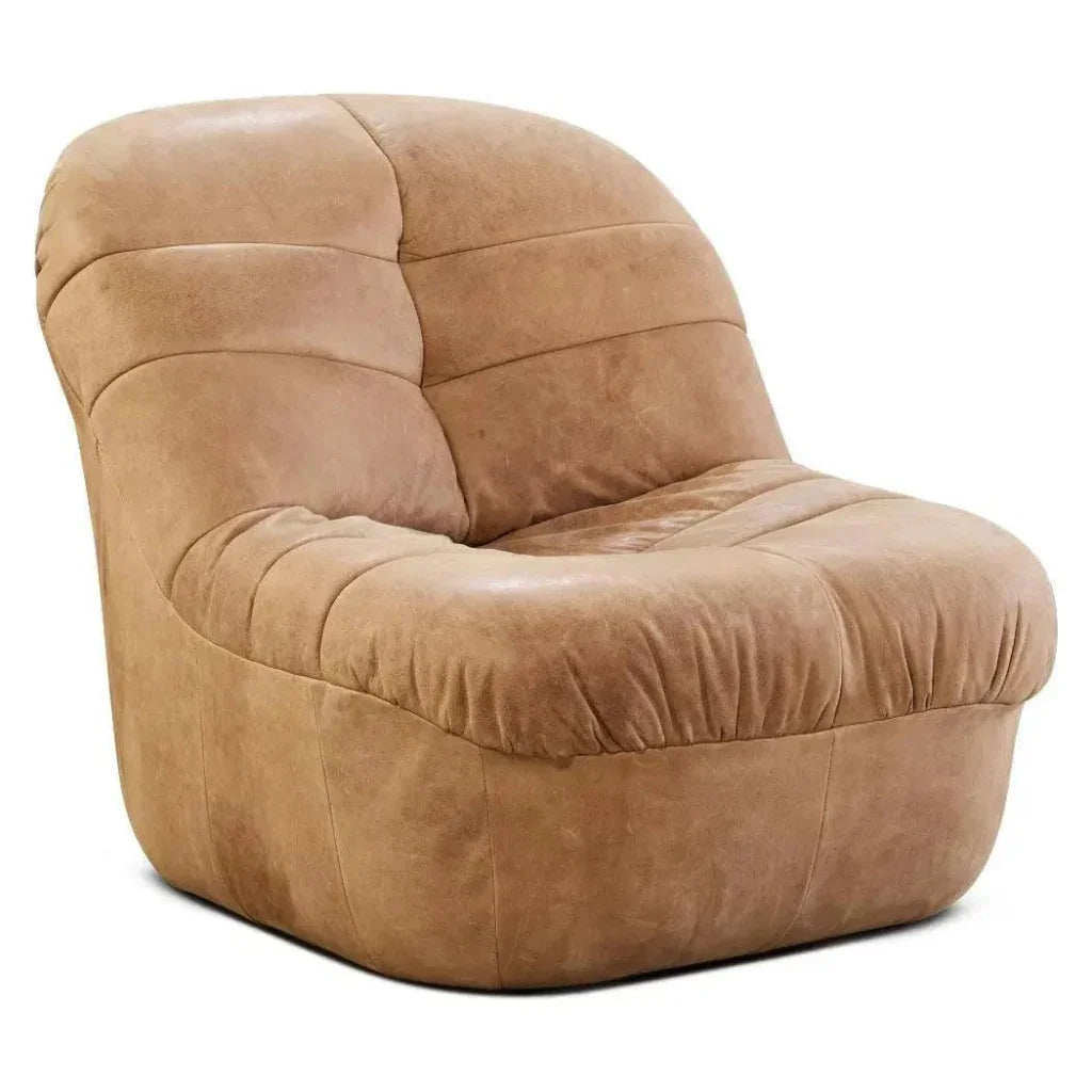 Large Comfortable Living Room Leather Chair - LOOMLAN - One For Victory - Club Chairs