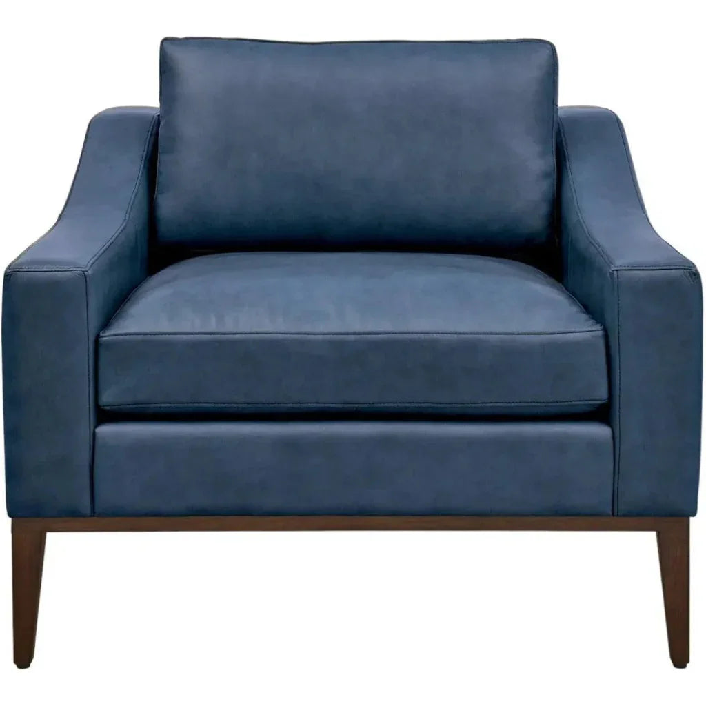 Large Leather Club Chair for Living Room - LOOMLAN - One For Victory - Club Chairs