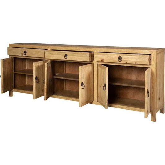 Large Old Elm Sideboard - LOOMLAN - Furniture Classics - Sideboards