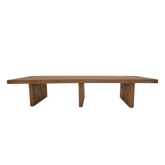 Lars Three Legs Wooden Patio Coffee Table-Outdoor Coffee Tables-Artesia-LOOMLAN