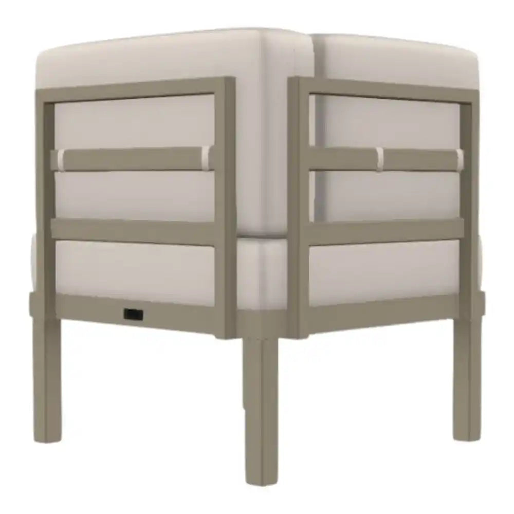 Larssen Deep Cushion Section Durable Aluminum-Outdoor Modulars-Telescope-LOOMLAN