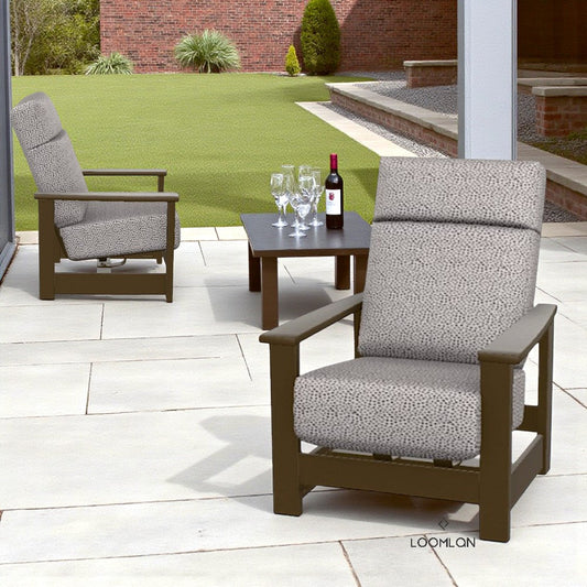 Leeward Deep Seat High Back Swivel Hidden Rocker