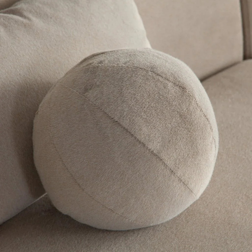 Lena Fawn Faux Alpaca Fabric Sectional-Modular Sofas-Diamond Sofa-LOOMLAN