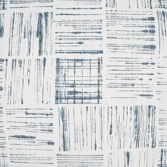 Line Up Blue Abstract Blue Large Throw Pillow Insert - LOOMLAN - D.V. Kap - Throw Pillows