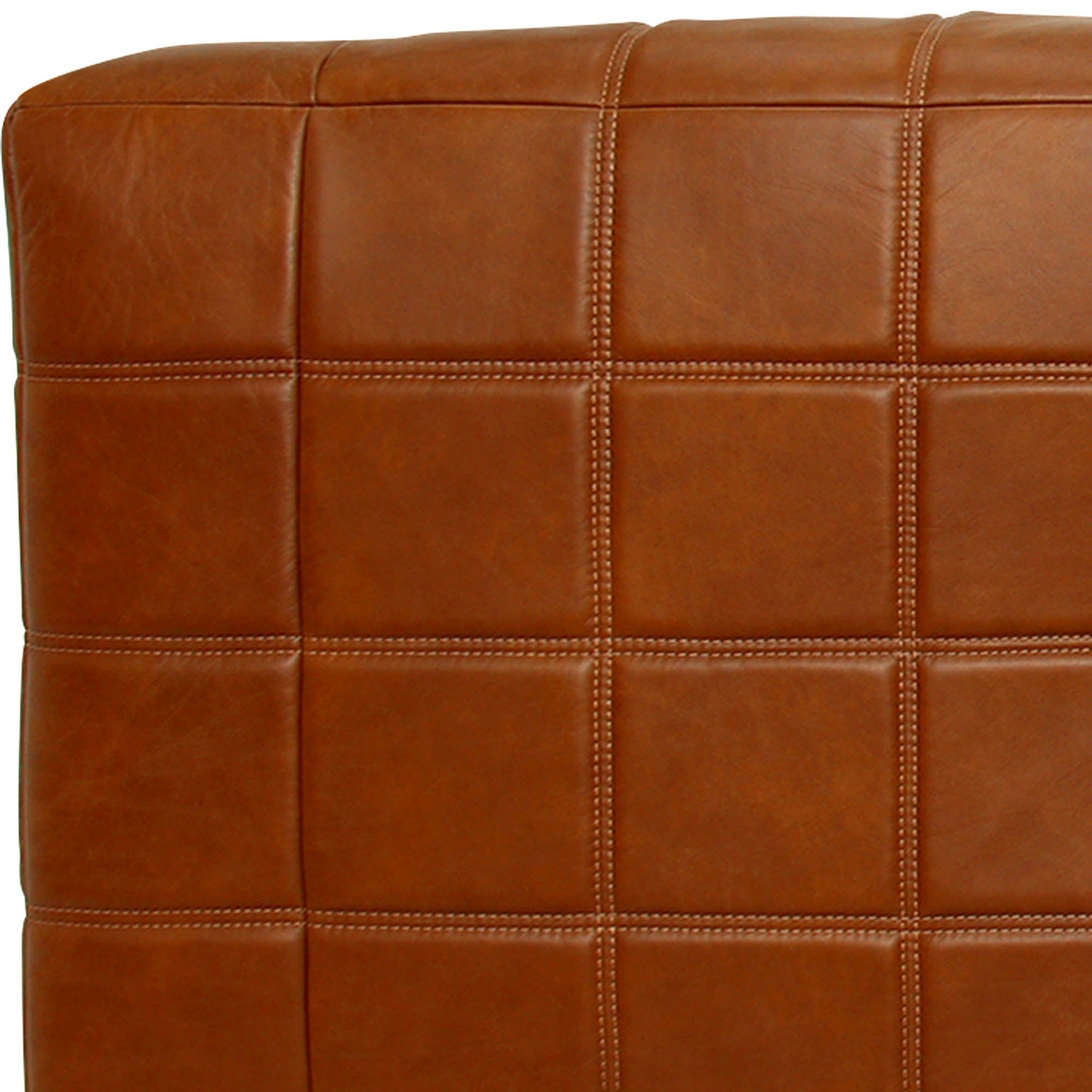 Linear Three Seater Leather Sofa