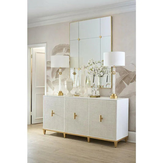 Loire Four Flat Medallions Decorated Wall Mirror - LOOMLAN - Chelsea House - Wall Mirrors