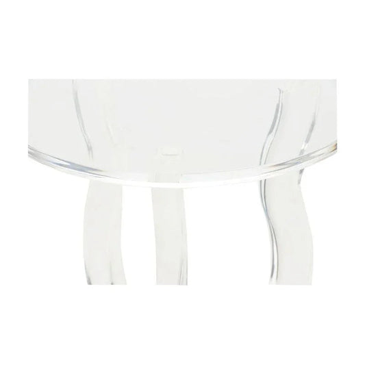 London Acrylic Made Clear Side Table - LOOMLAN - Chelsea House - Side Tables