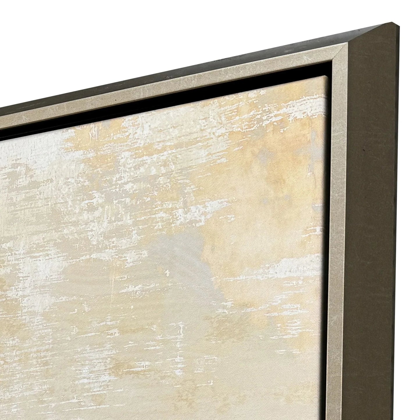 Long Lines Green Canvas Art