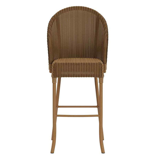 Loom Wicker Outdoor Bar Stool-Outdoor Bar Stools-Lloyd Flanders-LOOMLAN