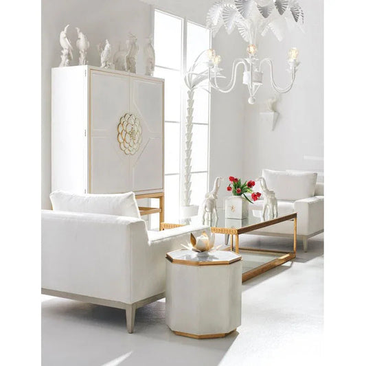 Lotus Steel Made Candleholders (Set Of 2) - LOOMLAN - Chelsea House - Candle Holders