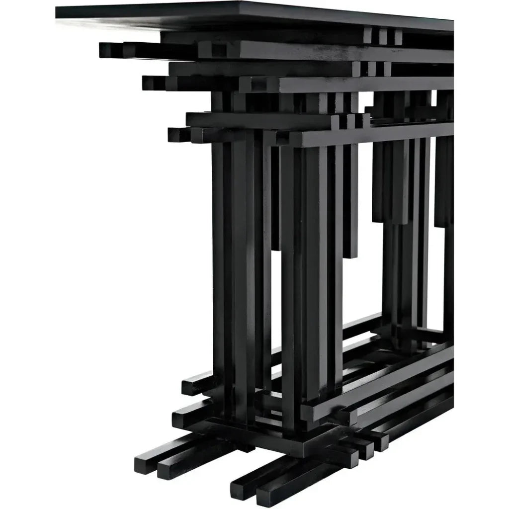 Loyd Console, HB - LOOMLAN - Noir - Console Tables