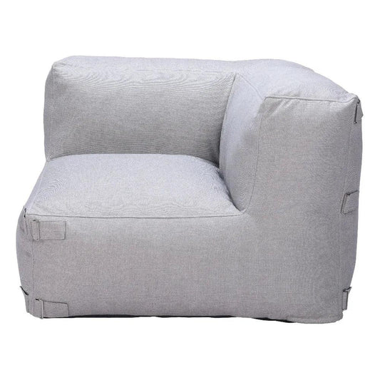 Luanda Corner Chair Gray-Outdoor Modulars-Zuo Modern-LOOMLAN