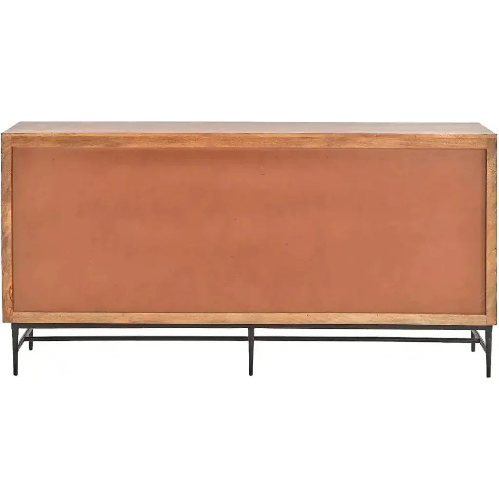 Dione Bone Inlay Designed 4 Door Sideboard - LOOMLAN - LOOMLAN - Sideboards