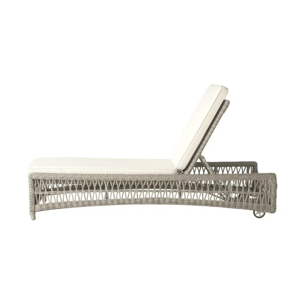 Mackinac Wicker Outdoor Chaise Lounge Cushions-Outdoor Chaises-Lloyd Flanders-LOOMLAN