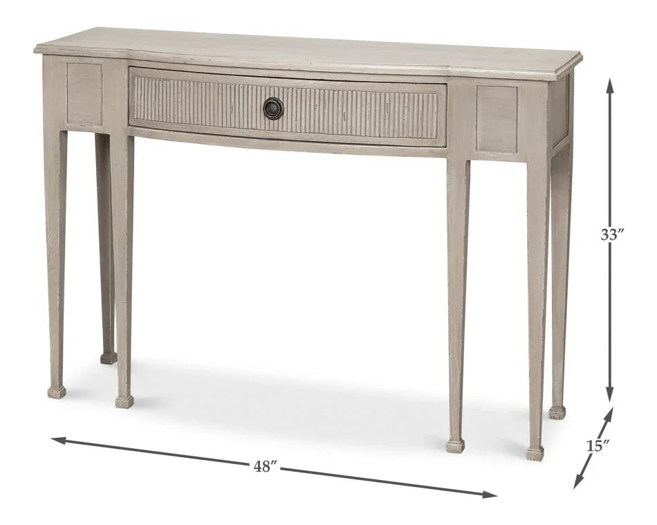 Madora Bungalow Wooden Console Table - LOOMLAN - Sarreid - Console Tables