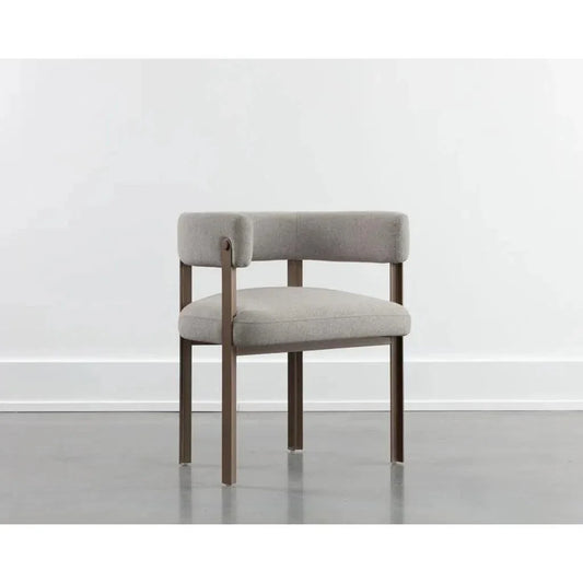 Mae Fabric Dining Armchair - LOOMLAN - SUNPAN - Dining Chairs