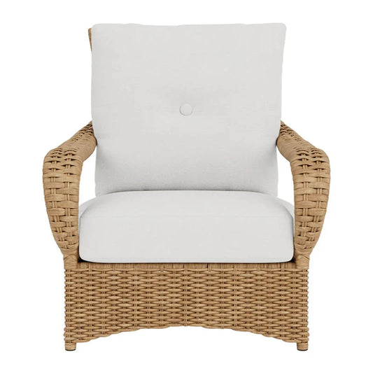 Magnolia Brown Outdoor Lounge Chair-Outdoor Lounge Chairs-Lloyd Flanders-LOOMLAN