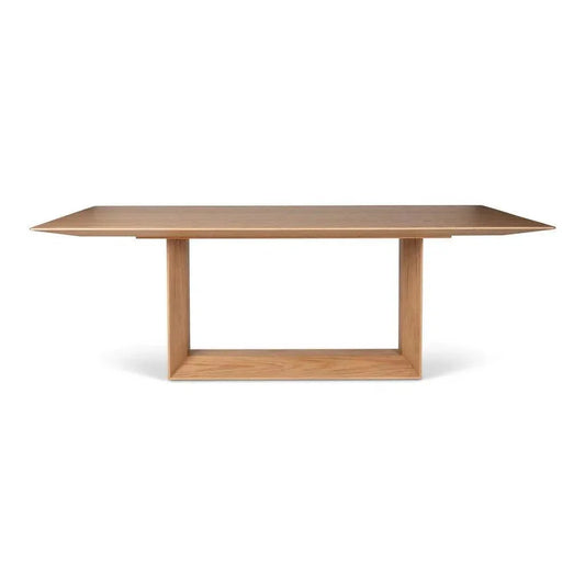 Maiorca Wood Rectangular Dining Table-Dining Tables-Urbia-LOOMLAN