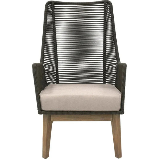 Marco Polo Lounge Chair - Grey Outdoor Lounge Chair-Outdoor Lounge Chairs-Seasonal Living-LOOMLAN