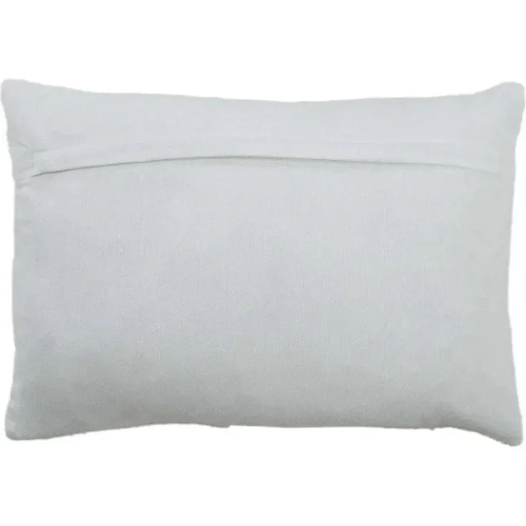 Margo Striped White Lumbar Pillow Insert - LOOMLAN - LOOMLAN - Throw Pillows