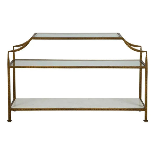 Marietta Iron d Rectangular Console Table - LOOMLAN - Furniture Classics - Console Tables