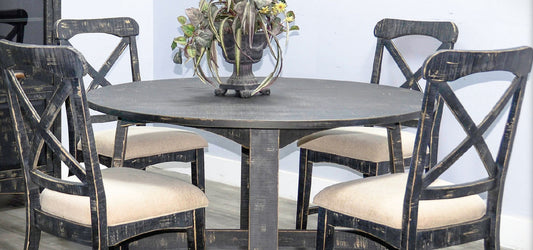 Marina Fabric X Back Dining Chair 2PC