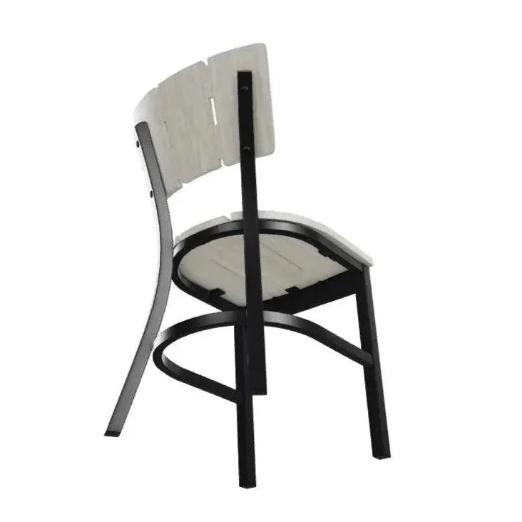 Marine Grade Polymer Aluminum Stacking Bistro Chair-Outdoor Accent Chairs-Telescope-LOOMLAN