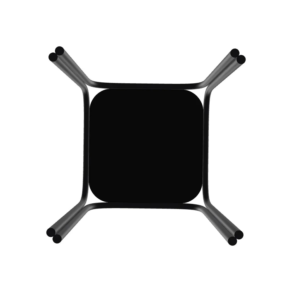 17" Square Marine Grade Polymer End Table - LOOMLAN - Telescope - Outdoor Side Tables