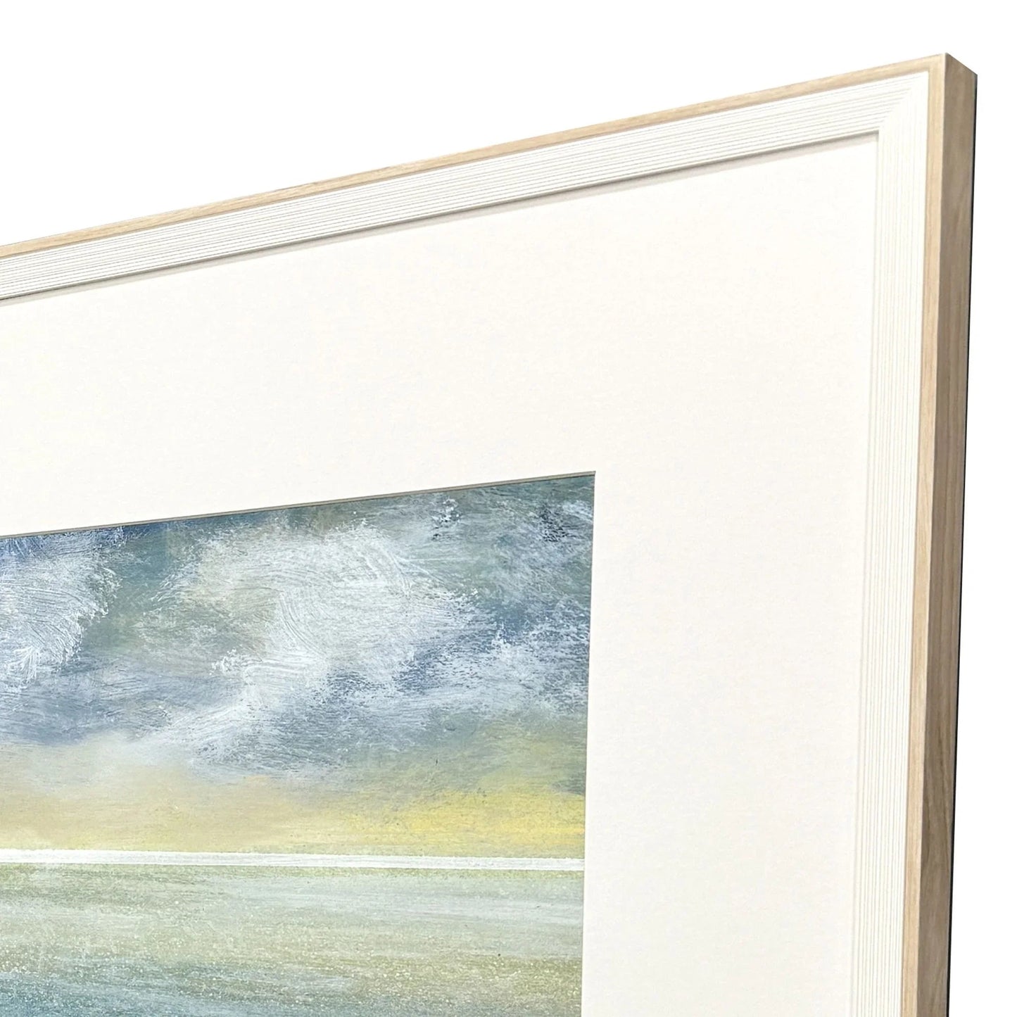 Marine Mist Wood Framed Wall Art