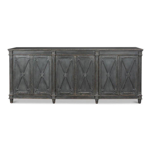 Marksman Sideboard Concrete Grey - LOOMLAN - Sarreid - Sideboards