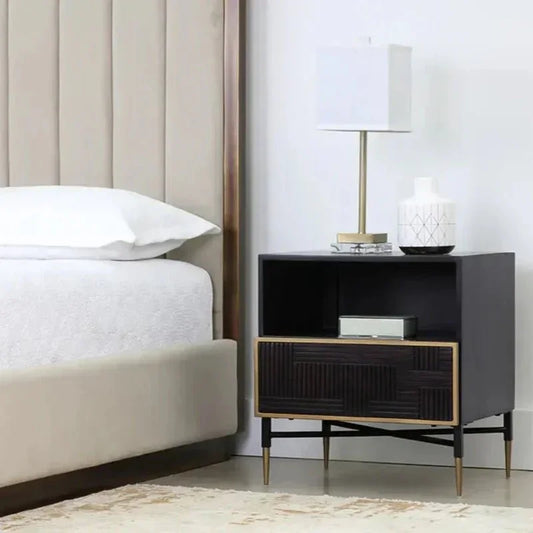 Markwood Compact Designed Wooden Nightstand - LOOMLAN - SUNPAN - Nightstands