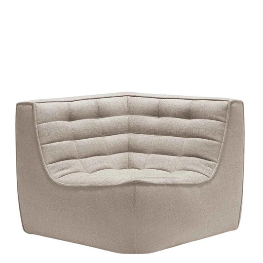 Marshall Cream FabricCorner Modular Sectional-Modular Sofas-Diamond Sofa-LOOMLAN