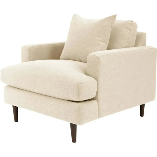 Martha Club Chair - Beach Alabaster - LOOMLAN - LH Imports - Club Chairs