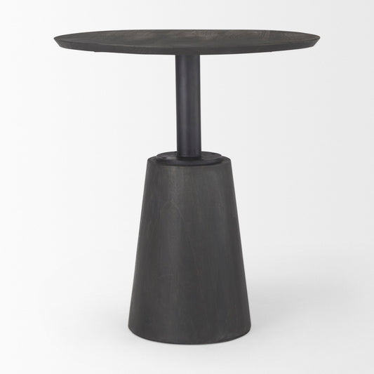 Maxwell Wooden Round Bistro Table-Dining Tables-Mercana-LOOMLAN