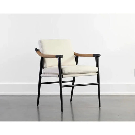 Meadow Fabric Dining Armchair - LOOMLAN - SUNPAN - Dining Chairs