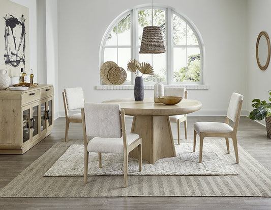 Melia White Performance Fabric Dining Chair (Set of 2)