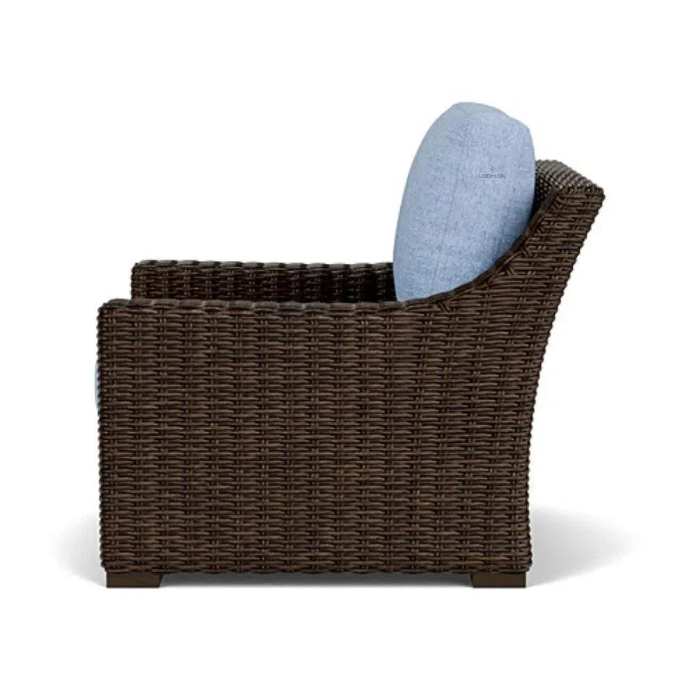 Mesa Lounge Chair Premium Wicker Furniture-Outdoor Lounge Chairs-Lloyd Flanders-LOOMLAN