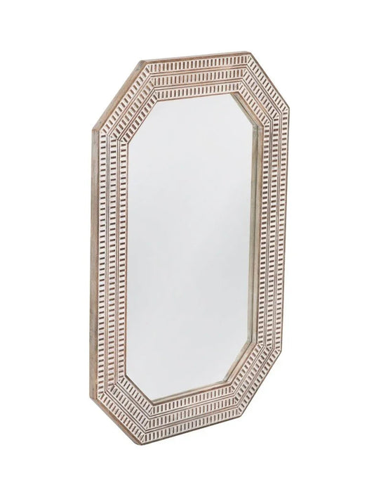 Michael White Geometric Design Wall Mirror - LOOMLAN - Bassett Mirror - Wall Mirrors