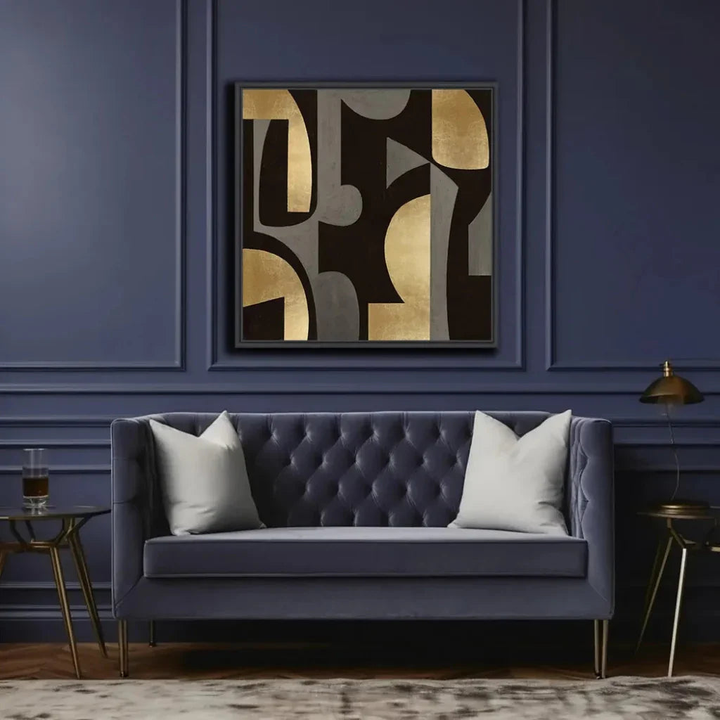 Mid Century Abstract IIICanvas Wall Art For Living Room - LOOMLAN - LOOMLAN - Canvas Art