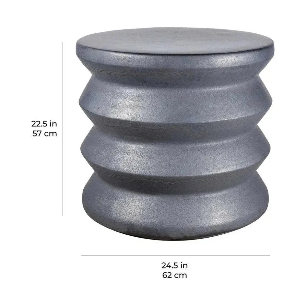 Mirage Accent Table - Grey Outdoor End Table - LOOMLAN - Seasonal Living - Outdoor Side Tables