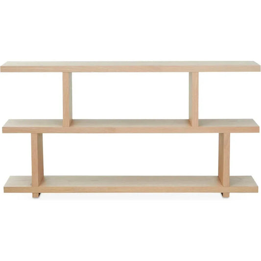 Miri Light Brown Wood Etagere-Etageres-Moe's Home-LOOMLAN