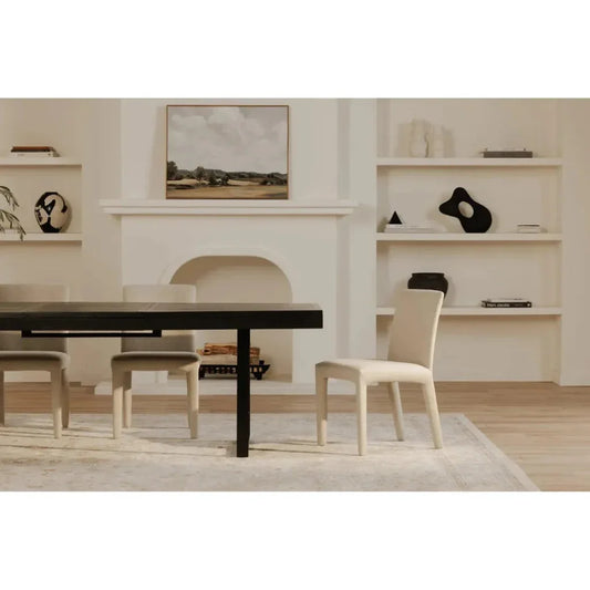 Monte Performance Fabric Armless Dining Chair 2PC - LOOMLAN - Moe's Home - Dining Chairs