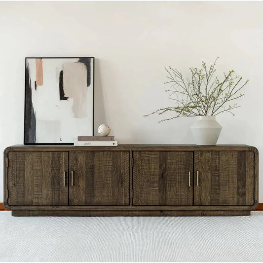 Monterey Solid Pine Wood Media Sideboard TV Stand - LOOMLAN - Moe's Home - TV Stands & Media Centers