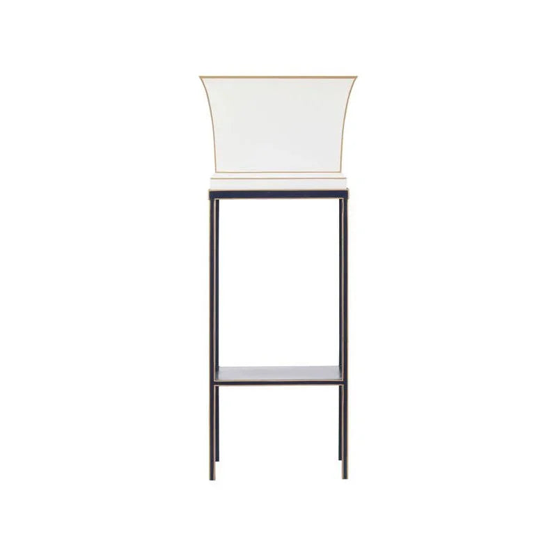 Morrow Tole White Planter - LOOMLAN - Chelsea House - Planters