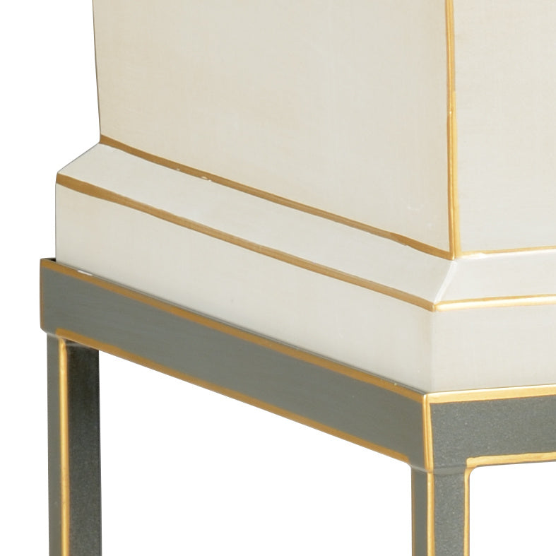 Morrow Tole White Planter