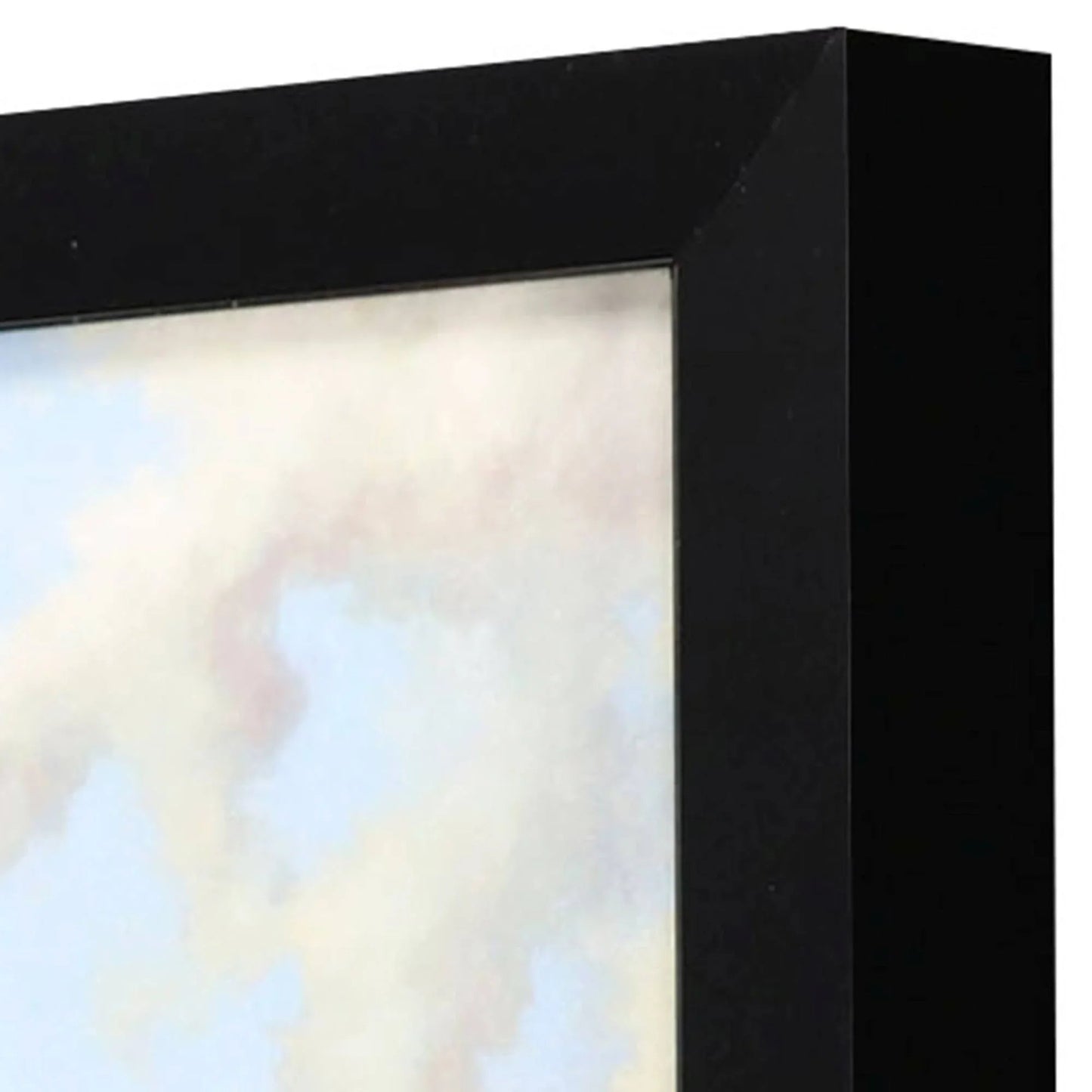 Mulligan Hand Applied Black Framed Wall Art