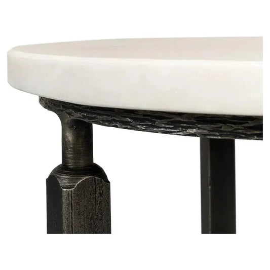 Mykos Round Side Table - LOOMLAN - Sarreid - Side Tables