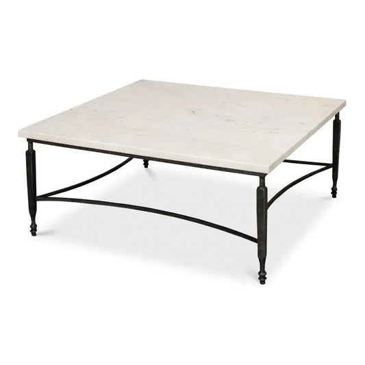 Mykos Square Coffee Table - LOOMLAN - Sarreid - Coffee Tables