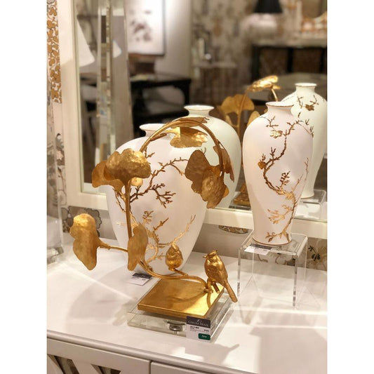 Nanshan Hand Painted Porcelain Vase - LOOMLAN - Chelsea House - Vases & Jars